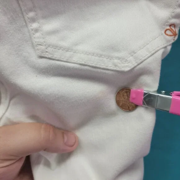 Dittos Womens White Skinny Mid Rise Jeans Size 25 - Picture 9 of 9